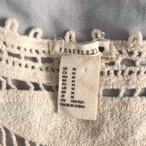 Cream Lace Tank - Picture 3 of 4